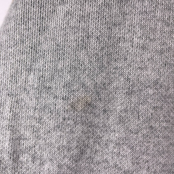 Monroe & Main Color Block Neutral Grey Cream Wool Blend Cardigan Women's 2X - Picture 6 of 8